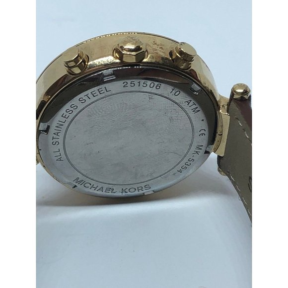 Michael Kors MK5354 Women Brown Leather Analog Cha main image 6